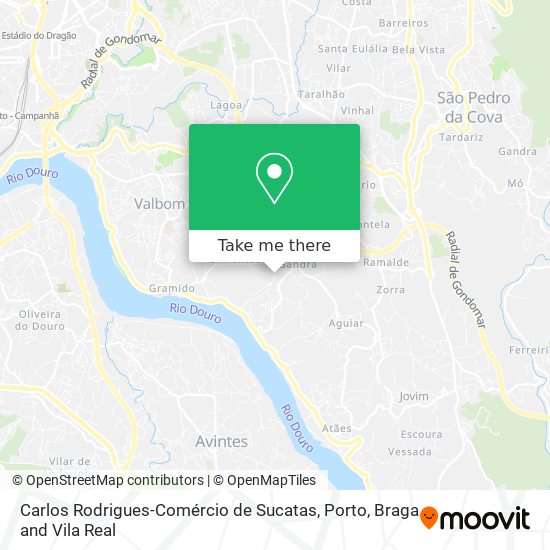 Carlos Rodrigues-Comércio de Sucatas map