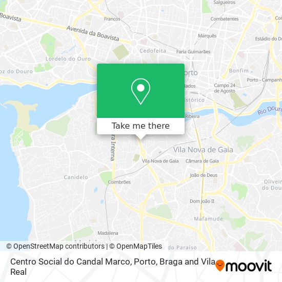 Centro Social do Candal Marco map