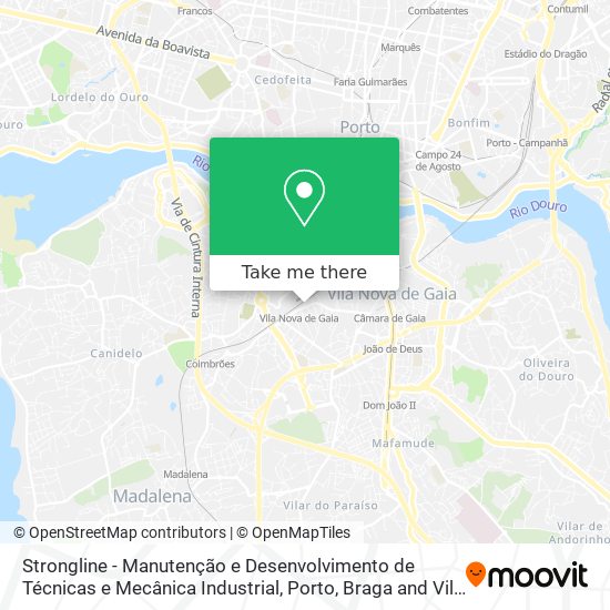 Strongline - Manutenção e Desenvolvimento de Técnicas e Mecânica Industrial map