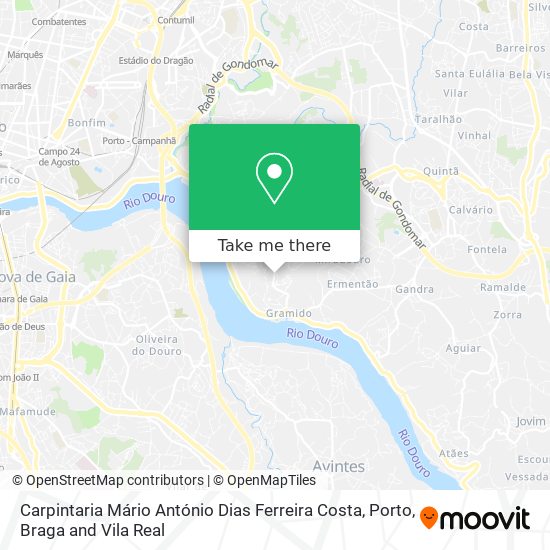 Carpintaria Mário António Dias Ferreira Costa map