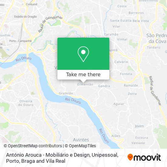 António Arouca - Mobiliário e Design, Unipessoal map