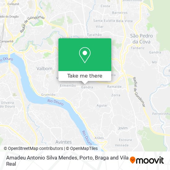 Amadeu Antonio Silva Mendes map