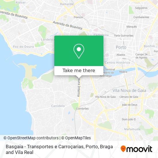 Basgaia - Transportes e Carroçarias map