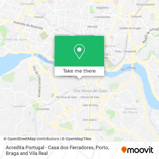 Acredita Portugal - Casa dos Ferradores map