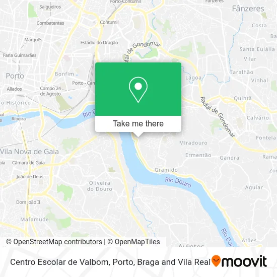 Centro Escolar de Valbom map