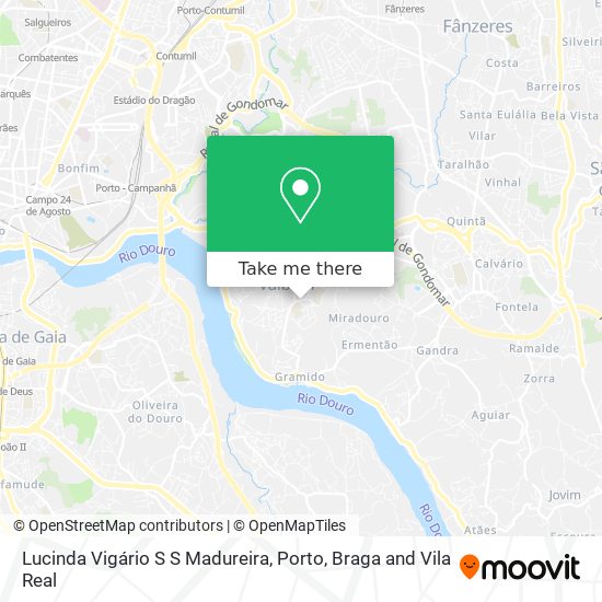 Lucinda Vigário S S Madureira map