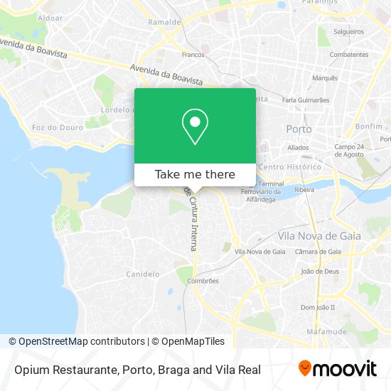 Opium Restaurante map