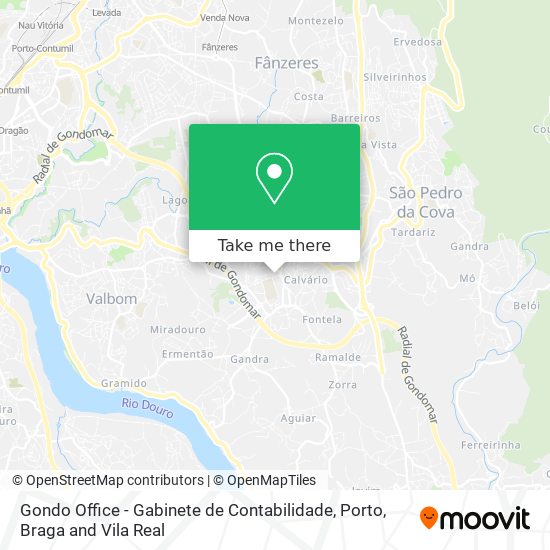 Gondo Office - Gabinete de Contabilidade map