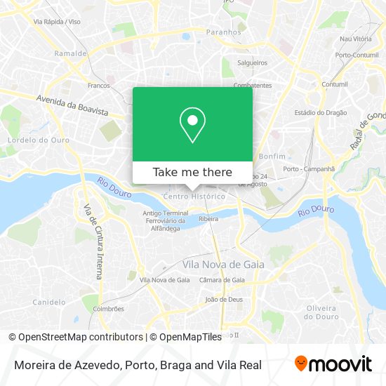 Moreira de Azevedo map