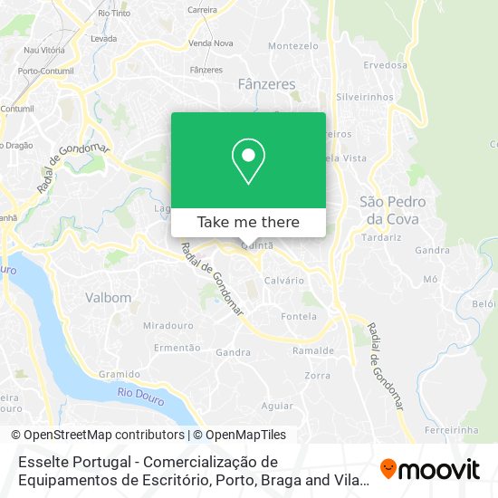 Esselte Portugal - Comercialização de Equipamentos de Escritório map