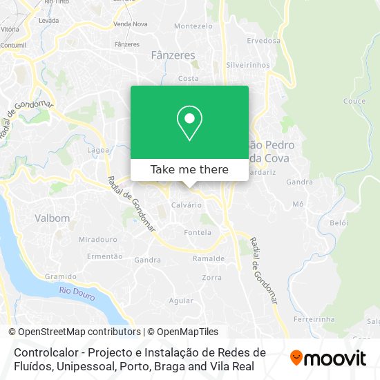 Controlcalor - Projecto e Instalação de Redes de Fluídos, Unipessoal mapa