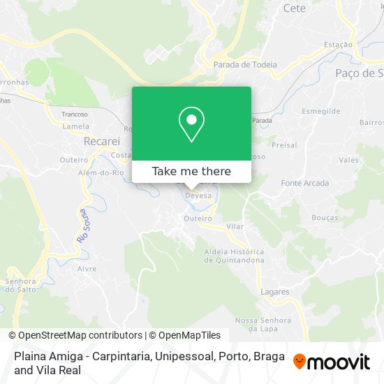 Plaina Amiga - Carpintaria, Unipessoal map