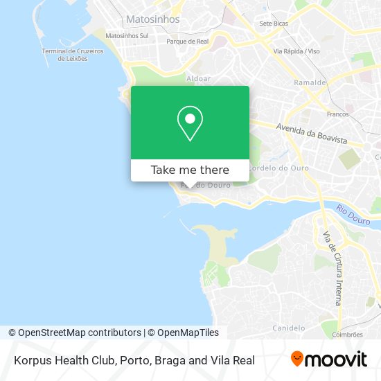 Korpus Health Club map