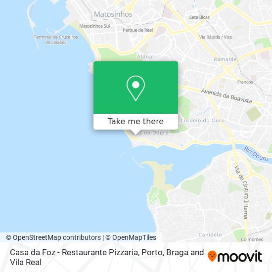 Casa da Foz - Restaurante Pizzaria map