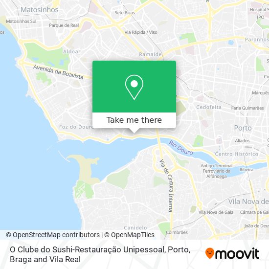 O Clube do Sushi-Restauração Unipessoal map