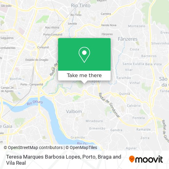 Teresa Marques Barbosa Lopes map