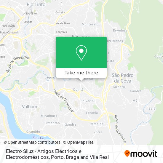 Electro Siluz - Artigos Eléctricos e Electrodomésticos mapa