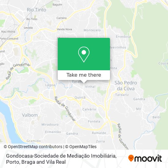 Gondocasa-Sociedade de Mediação Imobiliária map