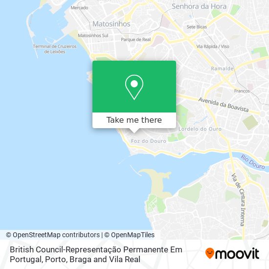 British Council-Representação Permanente Em Portugal map