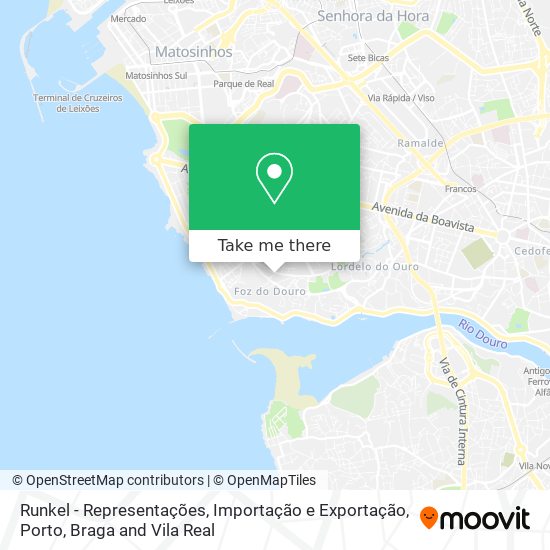 Runkel - Representações, Importação e Exportação mapa