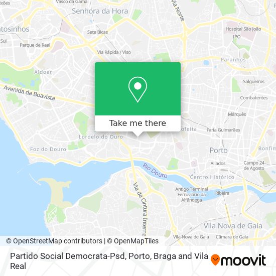 Partido Social Democrata-Psd map