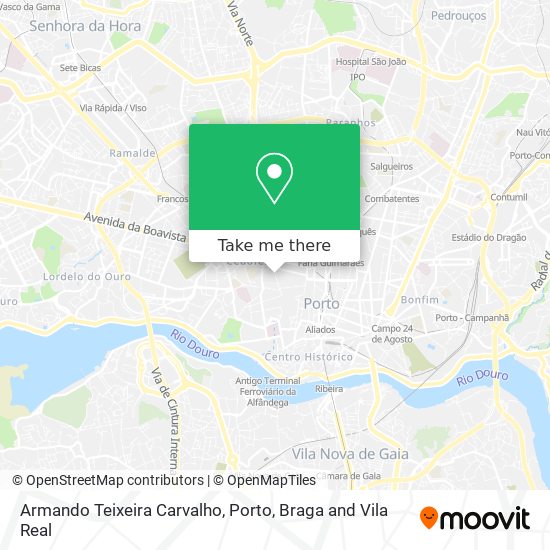 Armando Teixeira Carvalho map
