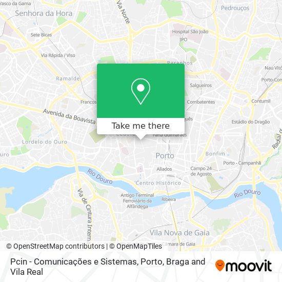 Pcin - Comunicações e Sistemas map