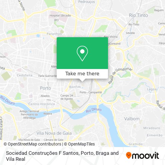 Sociedad Construções F Santos mapa