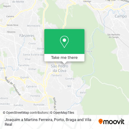 Joaquim a Martins Ferreira map