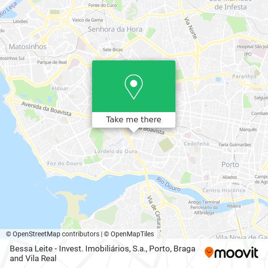 Bessa Leite - Invest. Imobiliários, S.a. mapa