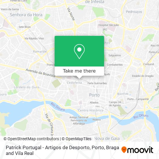 Patrick Portugal - Artigos de Desporto map
