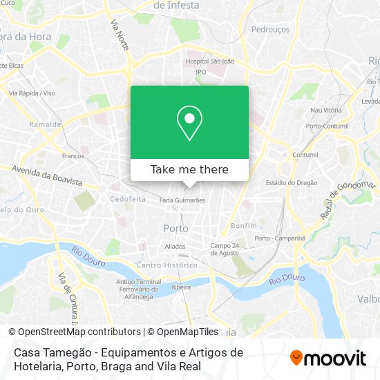 Casa Tamegão - Equipamentos e Artigos de Hotelaria mapa