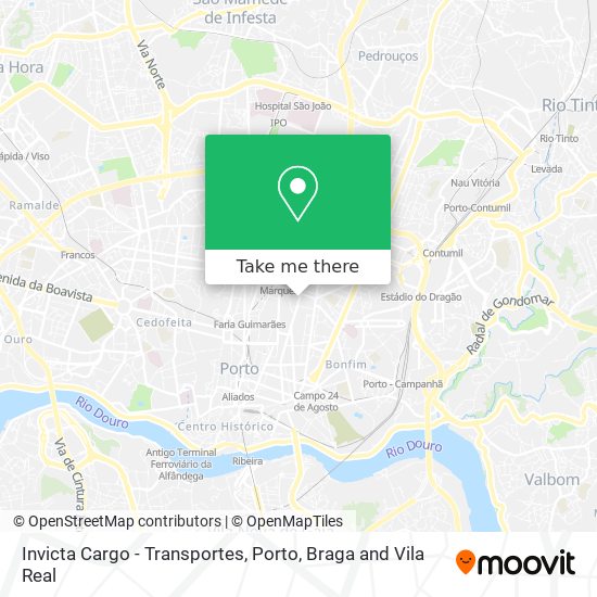 Invicta Cargo - Transportes map