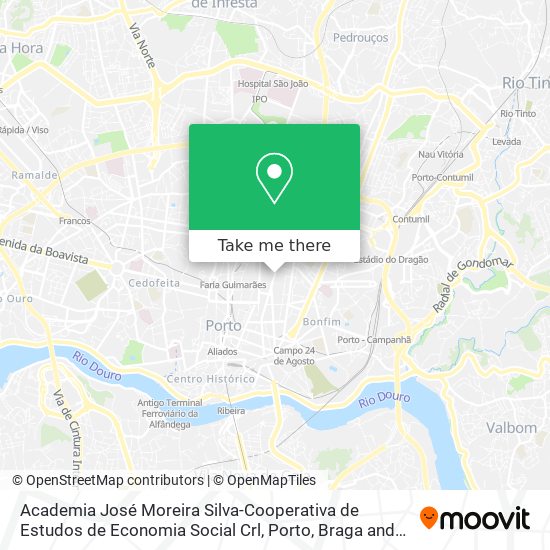 Academia José Moreira Silva-Cooperativa de Estudos de Economia Social Crl map
