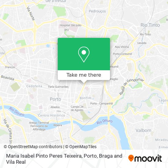Maria Isabel Pinto Peres Teixeira map