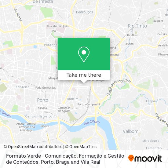 Formato Verde - Comunicação, Formação e Gestão de Conteúdos map