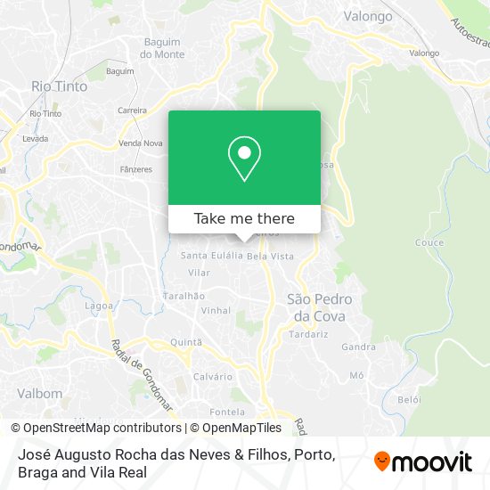 José Augusto Rocha das Neves & Filhos map