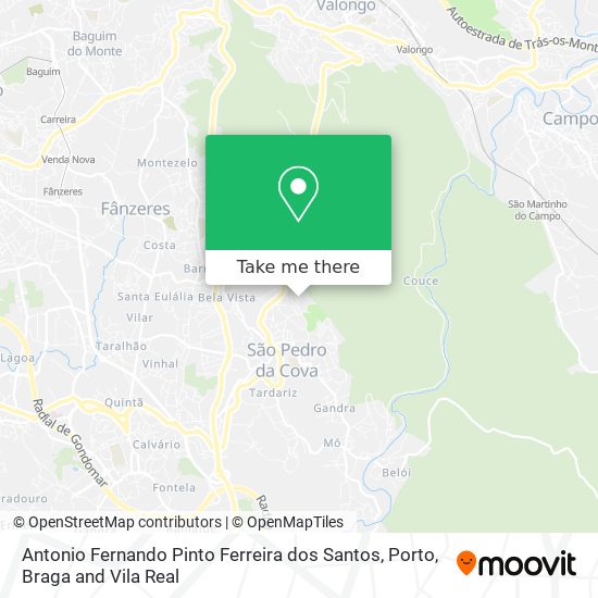 Antonio Fernando Pinto Ferreira dos Santos map