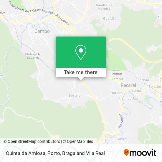 Quinta da Amiosa map