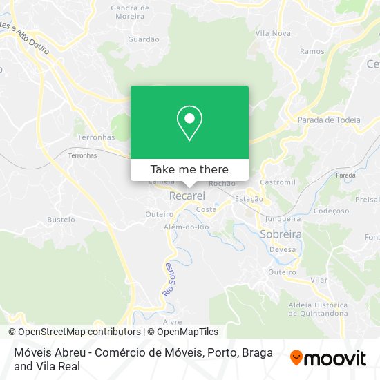 Móveis Abreu - Comércio de Móveis mapa
