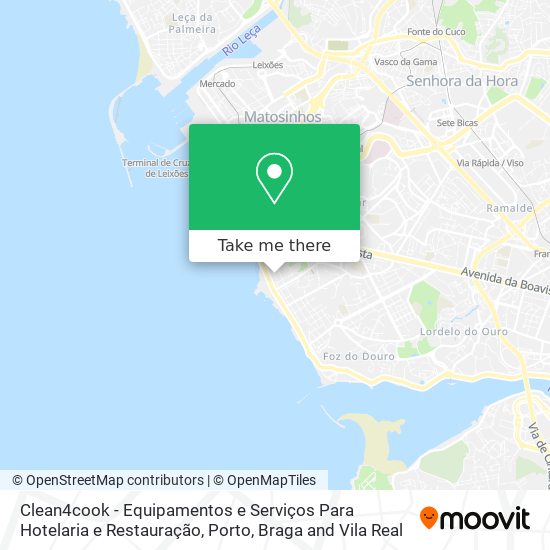 Clean4cook - Equipamentos e Serviços Para Hotelaria e Restauração map