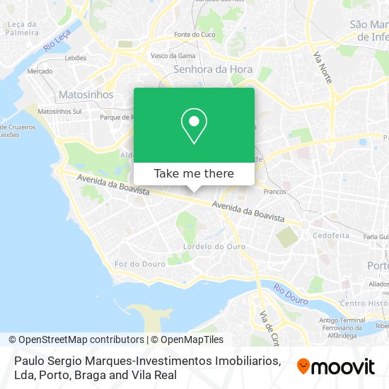 Paulo Sergio Marques-Investimentos Imobiliarios, Lda map