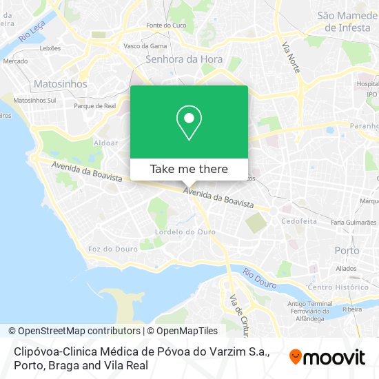 Clipóvoa-Clinica Médica de Póvoa do Varzim S.a. map