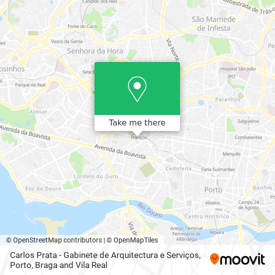 Carlos Prata - Gabinete de Arquitectura e Serviços map