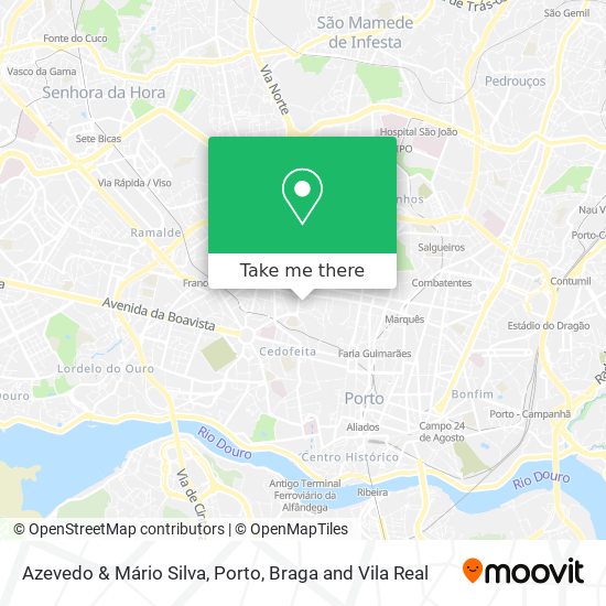 Azevedo & Mário Silva map