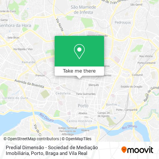 Predial Dimensão - Sociedad de Mediação Imobiliária map