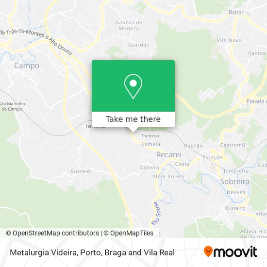 Metalurgia Videira map