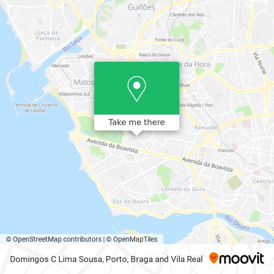 Domingos C Lima Sousa map