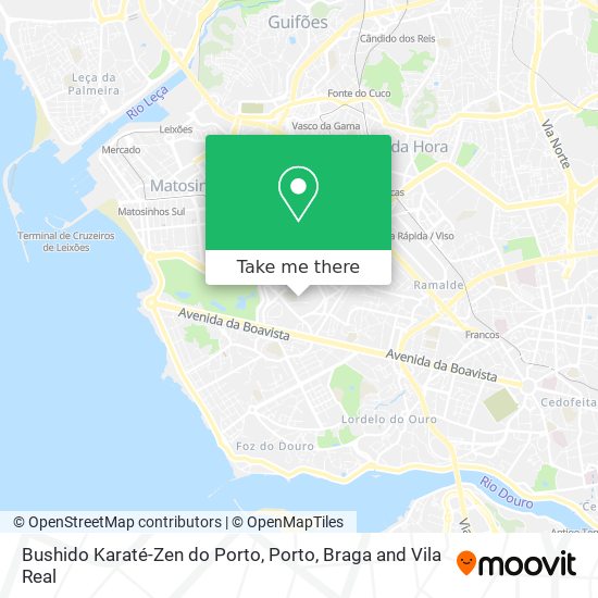 Bushido Karaté-Zen do Porto map