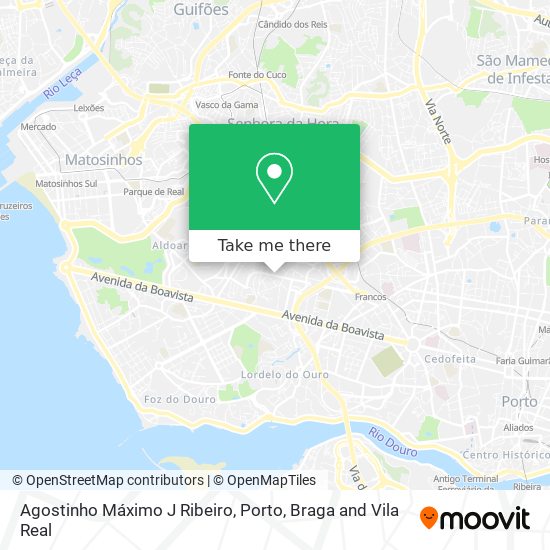 Agostinho Máximo J Ribeiro mapa